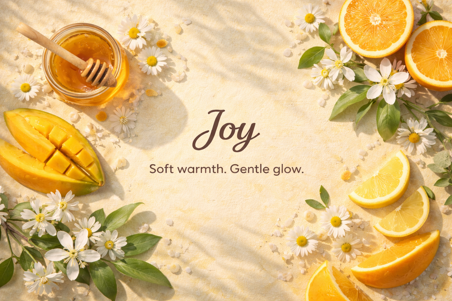 Joy - A little sunshine of soft warmth & gentle Glow