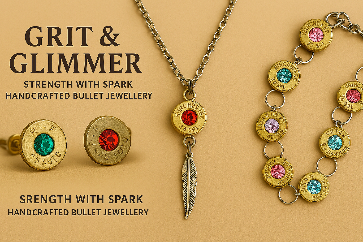 Grit & Glimmer - Bullet Jewellery