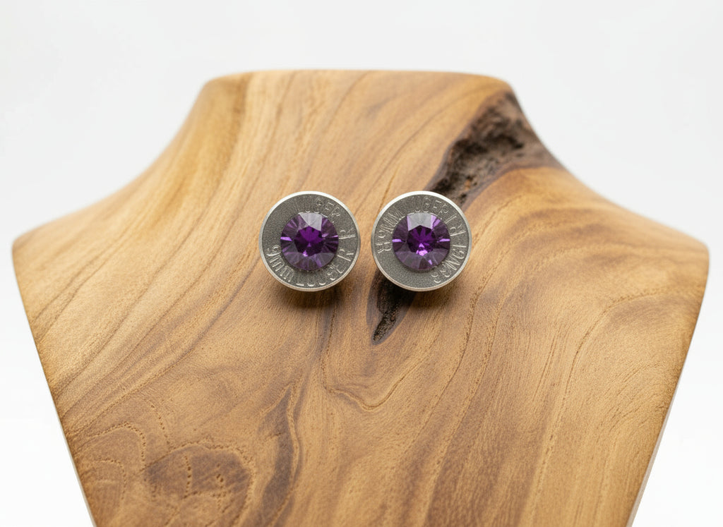 Bullet Slice Earrings – Third Eye Chakra | Intuition · Vision · Wisdom
