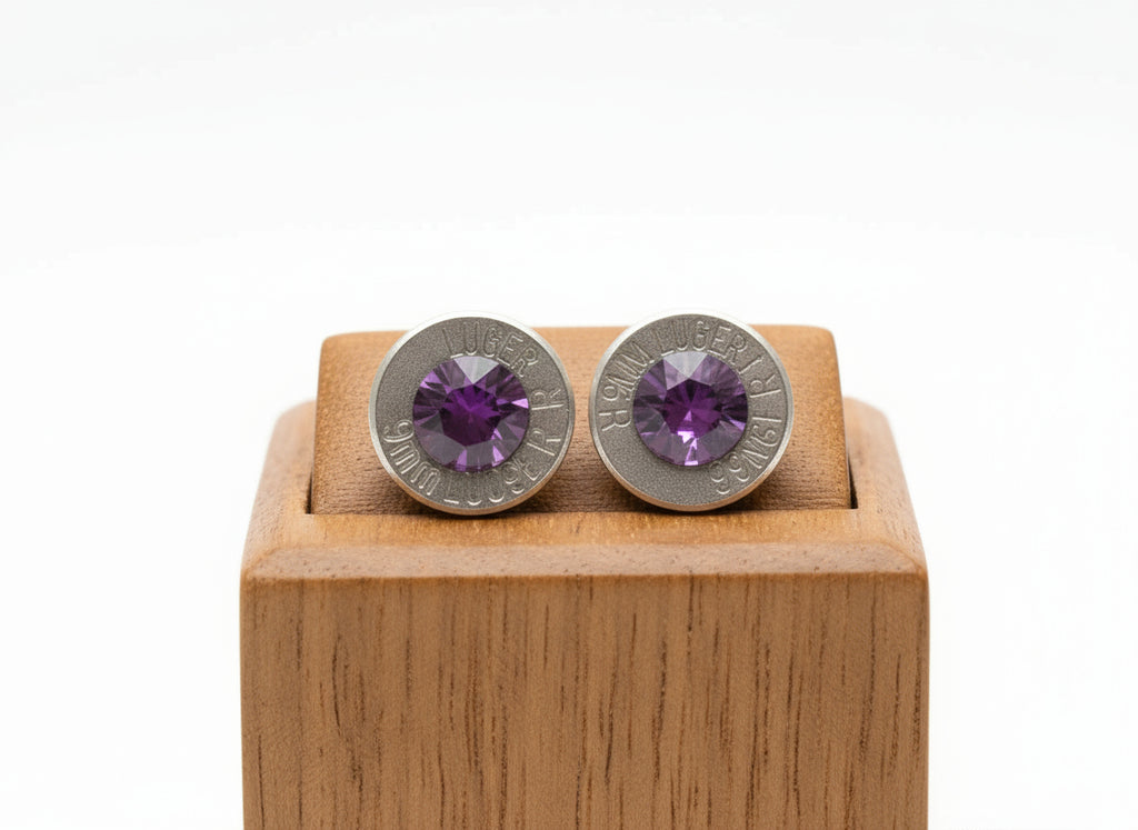 Bullet Slice Earrings – Heart Chakra | Love · Compassion · Healing