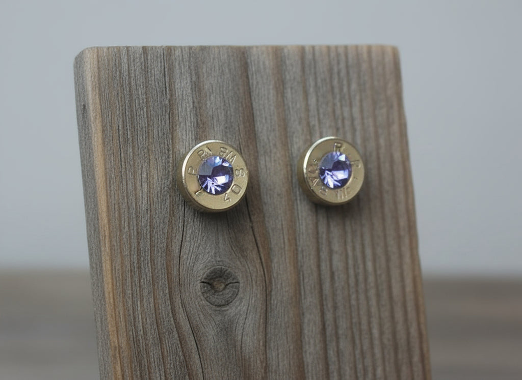 Bullet Slice Earrings – Crown Chakra | Spirituality · Enlightenment · Higher Connection