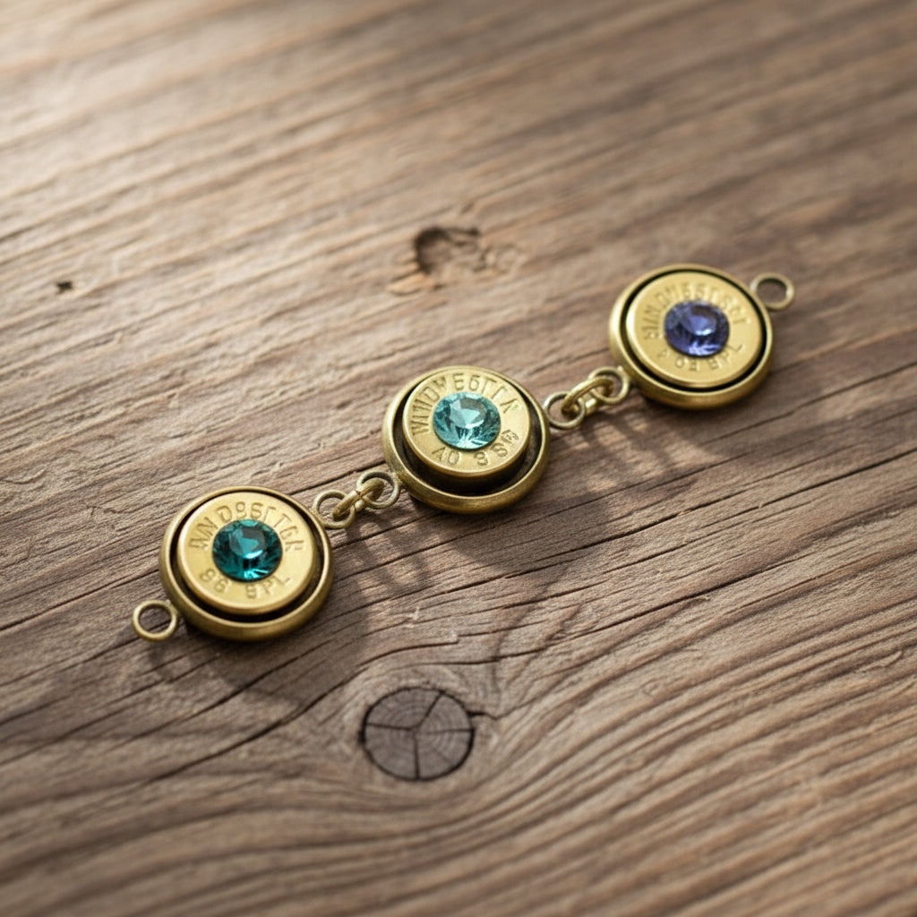 Bullet Slice Necklaces –  Oceanic Blues, Aquamarine & Sapphire