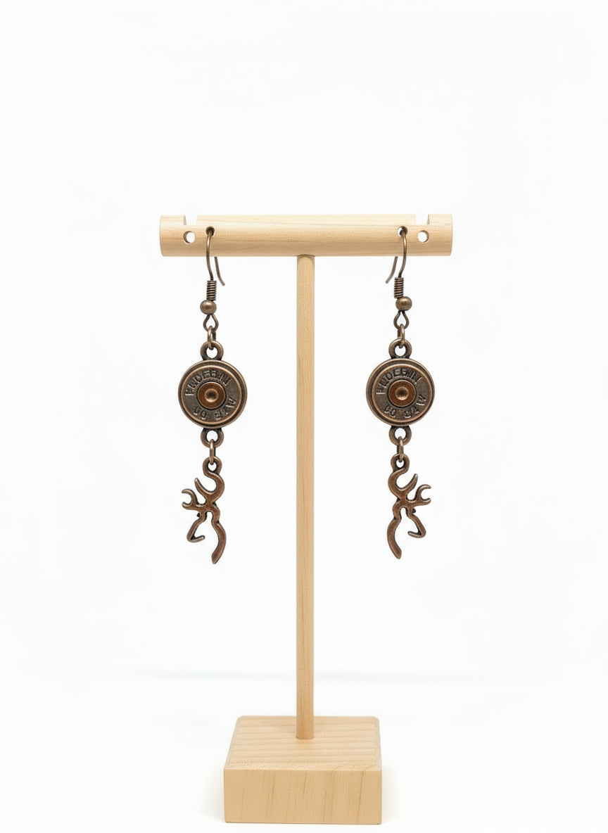 Bullet Slice Earrings – Crown Chakra | Spirituality · Enlightenment · Higher Connection