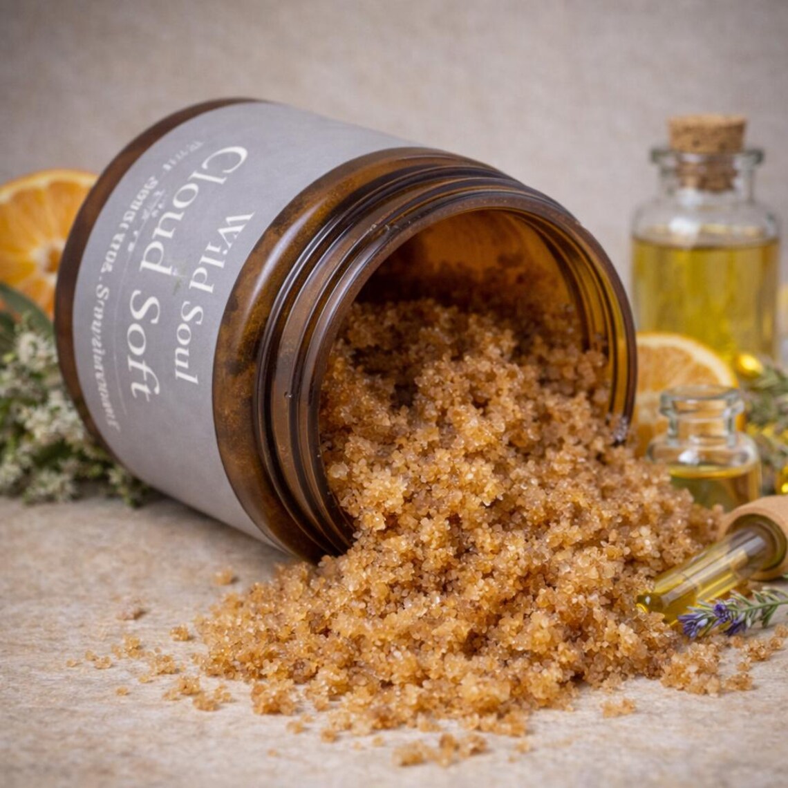 Cloud Soft | Natural Australian Sugar Sensitive  Body Scrub