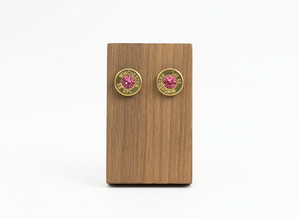Bullet Slice Earrings – Root Chakra | Grounding · Strength · Stability